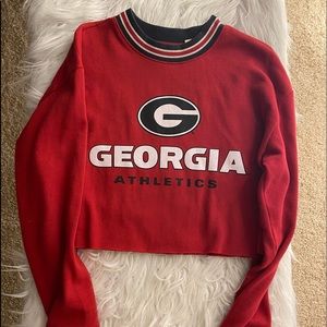 georgia cropped sweatshirt
